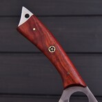 J2 Steel Kitchen Knife // Red Padauk Wood // 7410
