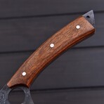 High Carbon Steel Chef Knife // Brown Pakka Wood // 7415