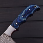 Butcher Cleaver // Blue Pakka Wood // 7417