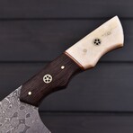 Chef/Kitchen Knife // Wenge Wood with Smooth Bone // 7424