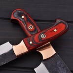 High Carbon Chef // 2 Pcs Set // Pakka Wood