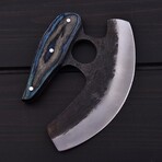 Blue Alaskan ULU // Blue Pakka Wood // 7418