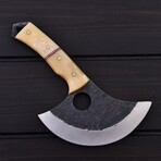 Meat Cutting Knife // Smooth Bone with Red Fiber // 7437