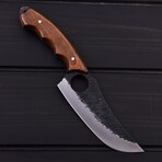 High Carbon Utility Knife // Brown Pakka Wood // 7431