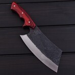 High Carbon Butcher Cleaver // Pakka Wood // 7436
