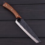 High Carbon Steel Kitchen Knife // Brown Pakka Wood // 7407