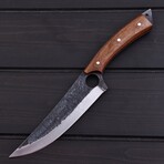High Carbon Steel Chef Knife // Brown Pakka Wood // 7415