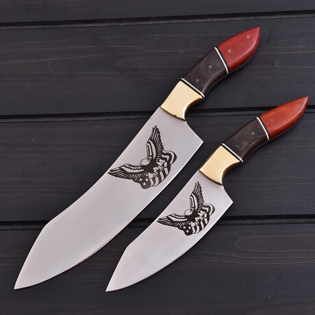 J2 Steel Pro Chef // 2 Pcs Set // Micarta