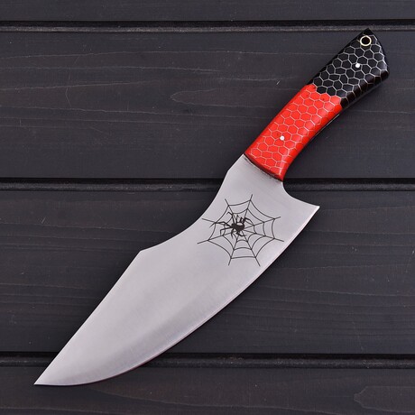 J2 Steel Chef Knife // Honey Comb Acrylic Resin // 7408