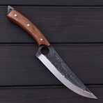 High Carbon Steel Chef Knife // Brown Pakka Wood // 7415