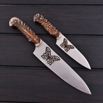 J2 Steel Chef // 2 Pcs Set // Pine Cone