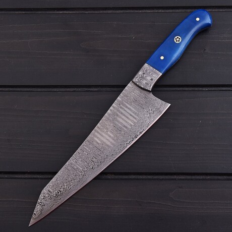 Chef/Kitchen Knife // Dyed Color Bone // 7423