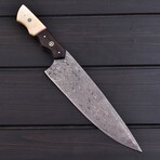 Chef/Kitchen Knife // Wenge Wood with Smooth Bone // 7424