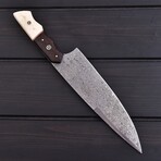 Chef/Kitchen Knife // Wenge Wood with Smooth Bone // 7424