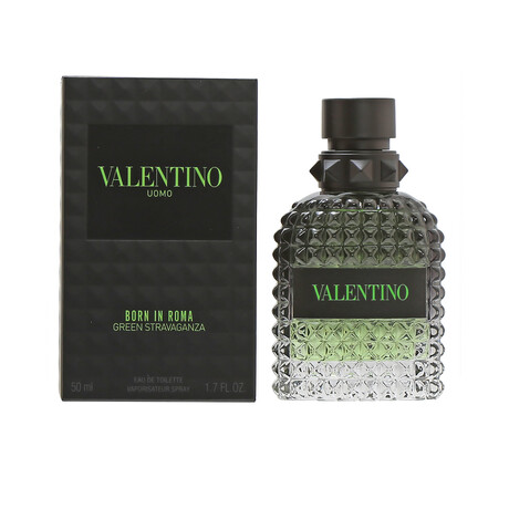 Men's Fragrance // Valentino // Valentino Uomo Born In Roma Green Stravaganza EDT Spray // 1.7 oz