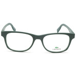 Lacoste //  Men's //  L2913-301-53 Optical Frames // Matte Green
