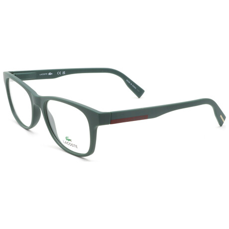 Lacoste //  Men's //  L2913-301-53 Optical Frames // Matte Green