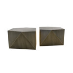 Urban Chiz Style Coffee Table Set, Grey