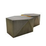 Urban Chiz Style Coffee Table Set, Grey