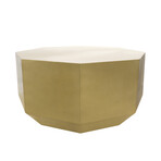 Byzantine Octagon Shape Coffee Table, Brass