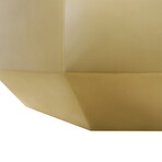 Byzantine Octagon Shape Coffee Table, Brass