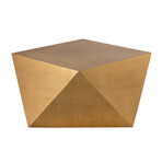 Dimitri Brass Antique Finish Coffee Table
