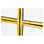 Nico Clear & Gold Iron Wall Mirror