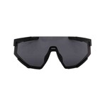 Men's // Prada Sport PS04WSF DG006F Aviator Sunglasses // Rubber Black + Dark Grey Lenses