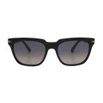 Men's // Prada PR04YS 1AB2D0 Square Sunglasses // Black + Grey Gradient Lenses