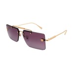 Men's // Versace VE2245 10028H Pilot Sunglasses // Gold + Violet Gradient