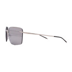 Porsche // Men's // P8923 D779 Pilot Sunglasses // Silver + Silver Mirror Lenses