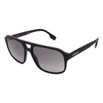 Men's // Burberry // BE4320 300111 Non-Polarized Aviator Sunglasses // Black + Gray Gradient