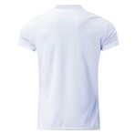 Quarter-Zip Short Sleeve Solid Polo Shirt // White (S)