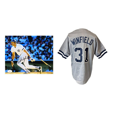Dave Winfield // Signed Jersey + Signed Photo