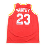 Houston Rockets // Calvin Murphy Signed Jersey + Jalen Green Signed Photo