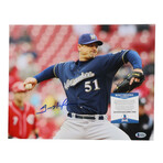Trevor Hoffman // Signed San Diego Padres Jersey & Milwaukee Brewers Photo