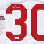 Cincinnati Reds // Bench + Rose Signed Photo + Griffey Sr. Signed Jersey