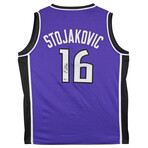 Sacramento Kings // Stojakovic & Sabonis Signed Jersey + Sabonis Signed Photo