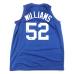 NJ Nets // Buck Williams Signed Jersey + Randy Foye Game-Used Jacket