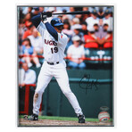 Texas Rangers // Gonzalez Signed Jersey + Gonzalez & Young Signed Photo