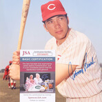 Cincinnati Reds // Bench + Rose Signed Photo + Griffey Sr. Signed Jersey