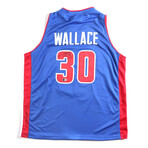 Detroit Pistons // Mark Aguirre + Rasheed Wallace // Signed Jersey