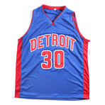Detroit Pistons // Mark Aguirre + Rasheed Wallace // Signed Jersey