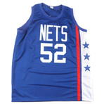 NJ Nets // Buck Williams Signed Jersey + Randy Foye Game-Used Jacket