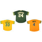 Oakland Athletics // Henderson + Canseco + North // Signed Jersey