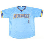 Gary Sheffield // Milwaukee Brewers // Signed Jersey & Photo