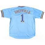 Gary Sheffield // Milwaukee Brewers // Signed Jersey & Photo