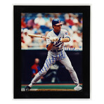 Ryne Sandberg // Signed Jersey + Signed Custom Framed Photo Display