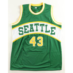 Seattle Supersonics // Vin Baker Signed Jersey + Jack Sikma Signed Jersey