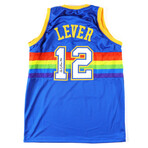 Denver Nuggets // David Thompson + Lafayette "Fat" Lever // Signed Jersey